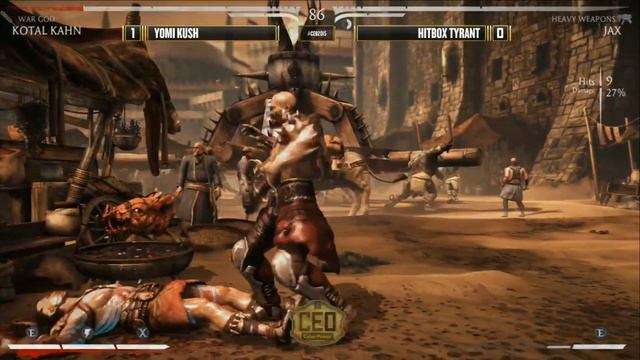 ** CLOSE MATCH WOW ** Mortal Kombat X: CEO 2015 - HitBox Tyrant vs Yomi Kush смотреть онлайн