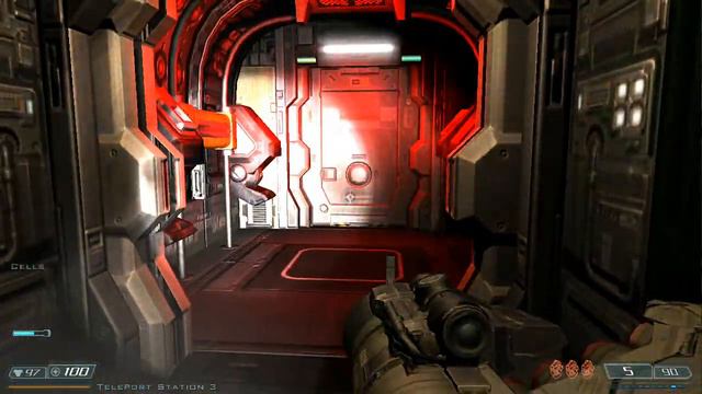 Doom 3: Resurrection of Evil - HD Walkthrough Part 10 - Teleportation смотреть онлайн