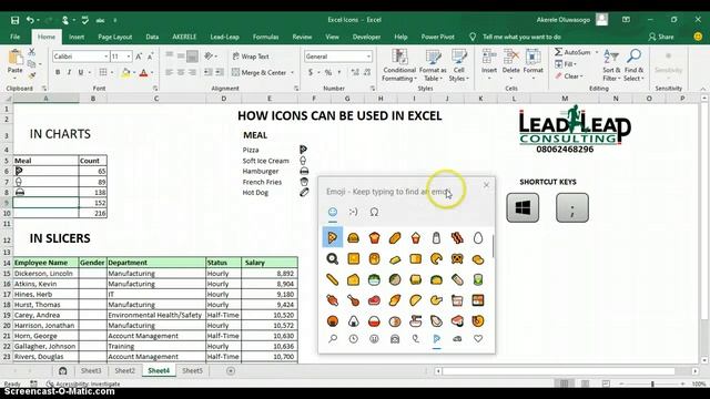 How To Use Emojis and Icons in Excel смотреть онлайн