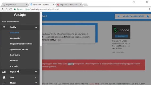 Beginner Application with VueJS and Vuetify 4 - Vuetify!! смотреть онлайн