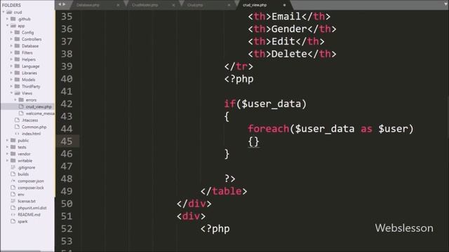 Codeigniter 4 CRUD Tutorial - Fetch Data from Mysql Database смотреть онлайн