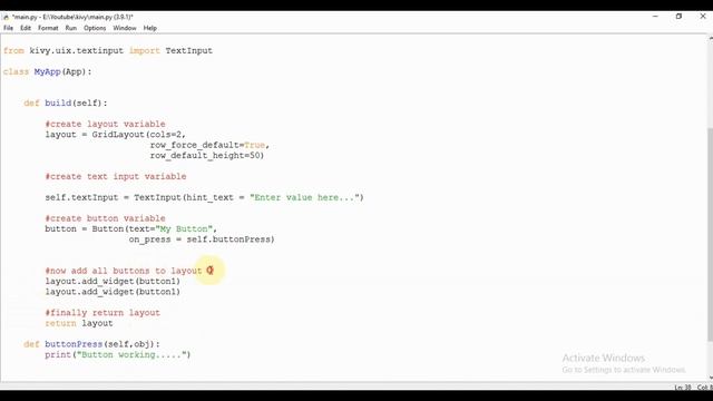 Kivy Text Input | Kivy Tutorial For Beginner | Kivy 2.0.0 смотреть онлайн