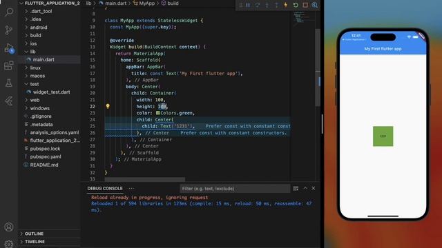 Flutter Lesson 1. Row, Column, MaterialApp, Scaffold смотреть онлайн