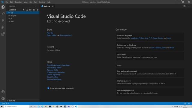 How to create and link HTML, CSS and JavaScript pages in Visual Studio Code смотреть онлайн