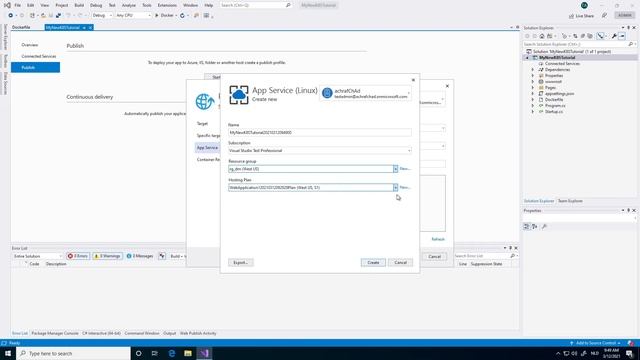 Tutorial Publishing a Docker Container to Azure смотреть онлайн
