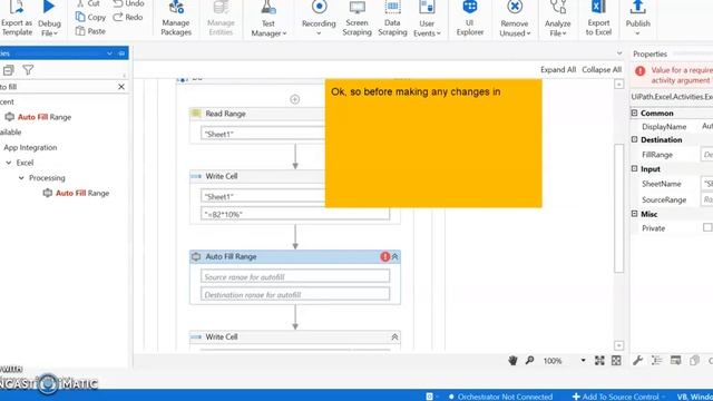 Insert Formula on Excel UiPath #AutoFillRangeActivity #UiPath #InsertExcelFormula смотреть онлайн