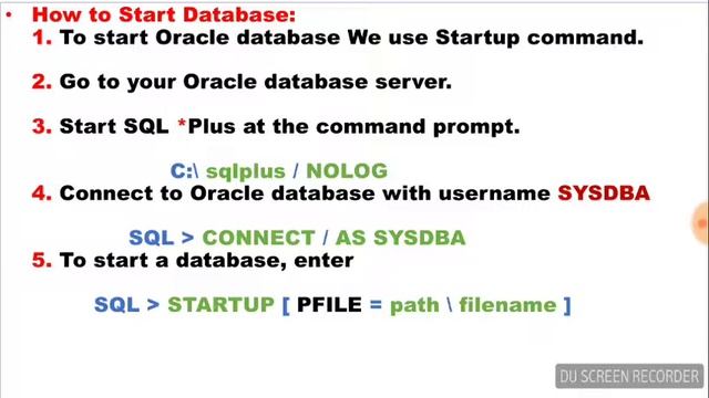 What is Startup Command | Oracle Database | Lecture in Urdu/Hindi смотреть онлайн