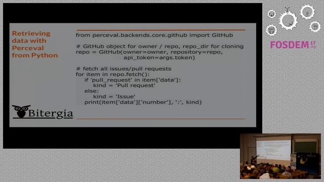 GrimoireLab: A Python Toolset for Software Development Analytics (FOSDEM 2017) смотреть онлайн