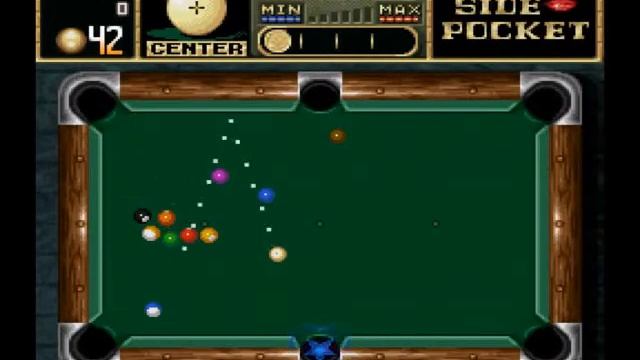SNES Classic Games Playing Side Pocket + all tricks смотреть онлайн