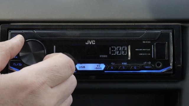 Магнитола JVC KD-X151/KD-X152/KD-X252. Основные настройки.