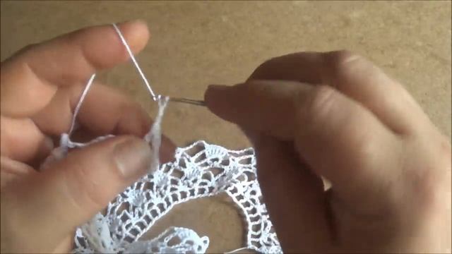 Crocheted collar. Воротничок крючком. Вариант 3 смотреть онлайн