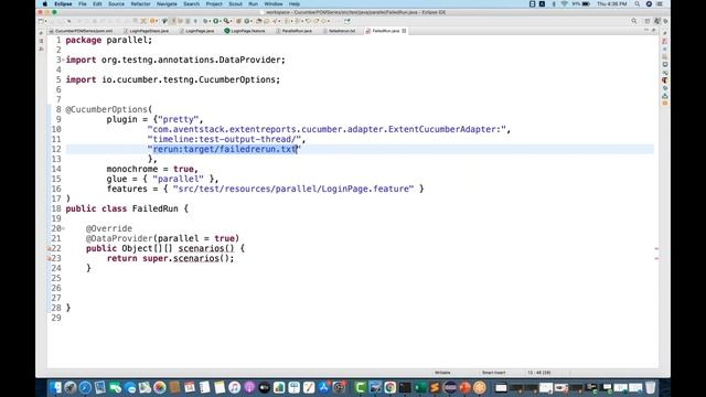 PART 8 - Rerun Failure #SCENARIOS in Cucumber BDD смотреть онлайн