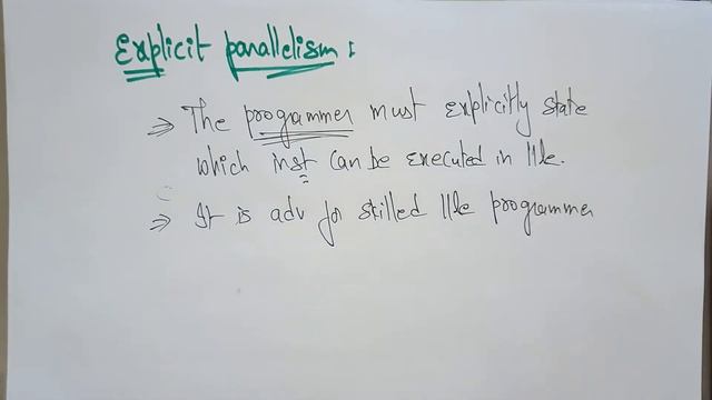 Explicit Parallelism | lec 13 | ACA | By Bhanupriya смотреть онлайн