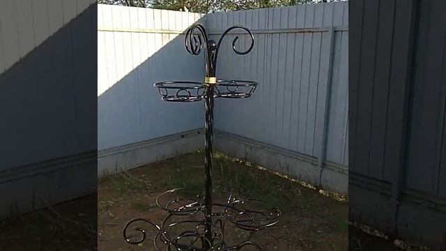 холодная ковка подставка для цветов вертикальноя смотреть онлайн