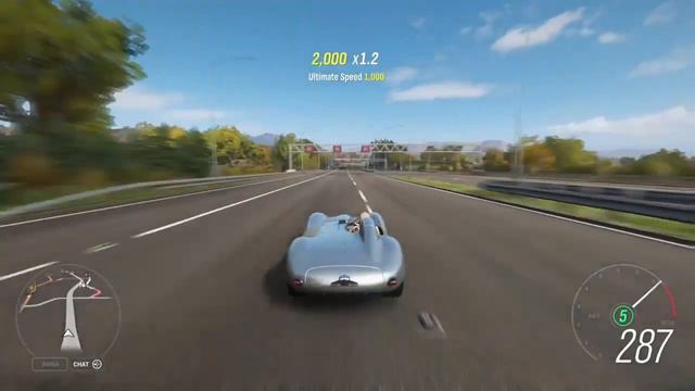 Fastest car in the game 295mph! Jaguar D type forza horizon 4 смотреть онлайн