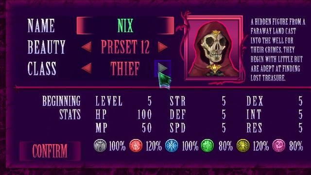 Lunacid - Character Creation смотреть онлайн