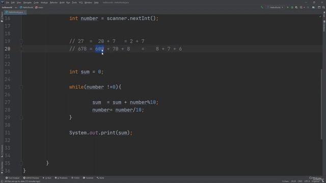 #17 Java Exercise Sum of Digits || Java Full course смотреть онлайн