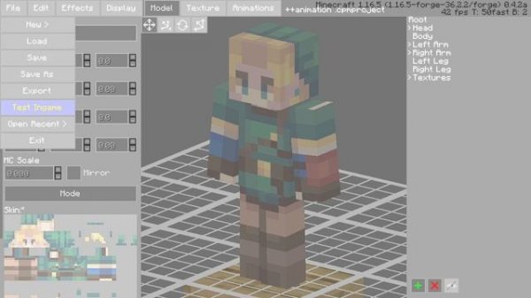 How to use ++animation (Customizable player models mod) CPM MOD