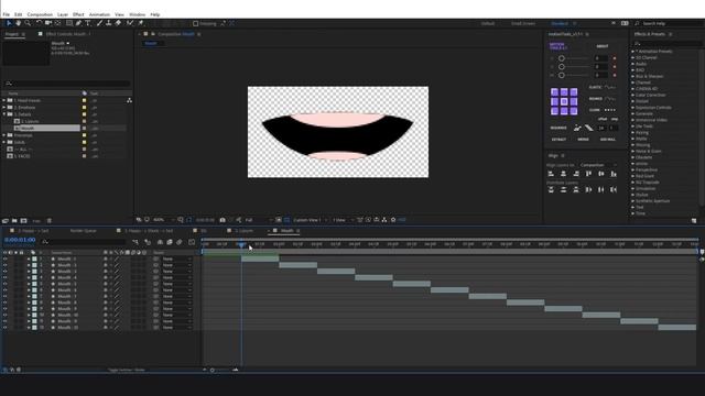 Easy Lip Sync in After Effects with no plugins смотреть онлайн