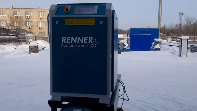 Компрессорная станция на базе Renner RS-H и осушителя AtlasCopco и ресивера Бежецк. смотреть онлайн
