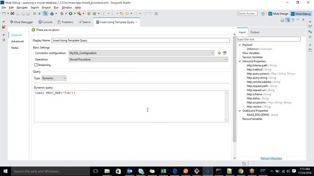 JMS Queue & Database Template and Prameterized Querys смотреть онлайн