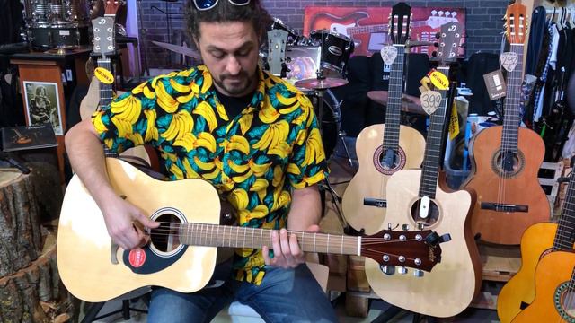 Fender FA-125 NAT akustická gitara, oprava nultého pražca, časť 2.- SERVIS JIMMY MARKET смотреть онлайн