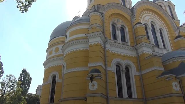 Київ, Володимирський собор (ззовні). смотреть онлайн