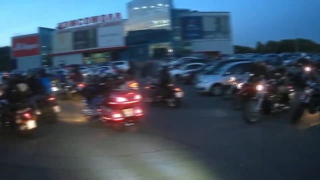 Покатушки на Honda CB 400, день рождения мотоцикла, красноярск смотреть онлайн