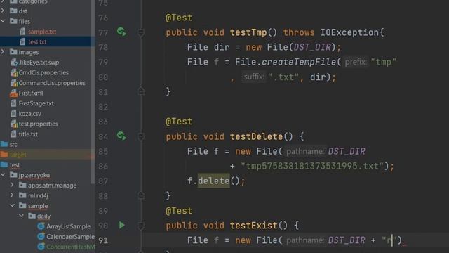 Java でFileクラスのexistsメソッドを使ってみました。Fileクラスを生成したときにそのファイルが存在しているかの判定結果を取得します(TRUE or FALSE)。 смотреть онлайн