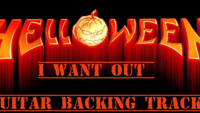 HELLOWEEN - I WANT OUT -GUITAR BACKING TRACK  ( All Harmonies, Vocals)