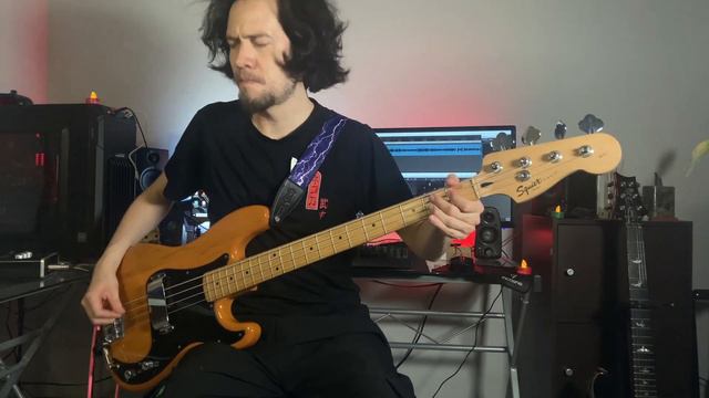 Metallica Don't tread on me - Bass cover смотреть онлайн