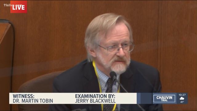 Trial for George Floyd's death | Dr. Tobin testifies in rebuttal to some environmental factors смотреть онлайн