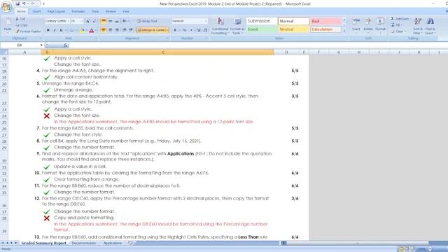 New Perspectives Excel 2019 | Module 2: End of Module Project 2 #newperspectives #module2 смотреть онлайн
