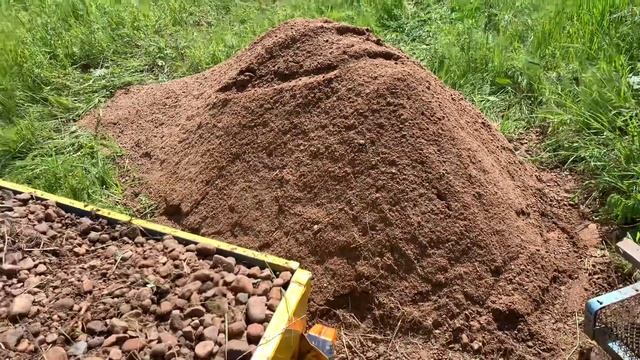 Новый кабинет. Ч.5 Отсыпка отсевом.