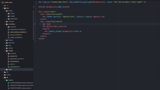BUILD A REDDIT CLONE [PART 2] RUBY ON RAILS TUTORIAL смотреть онлайн