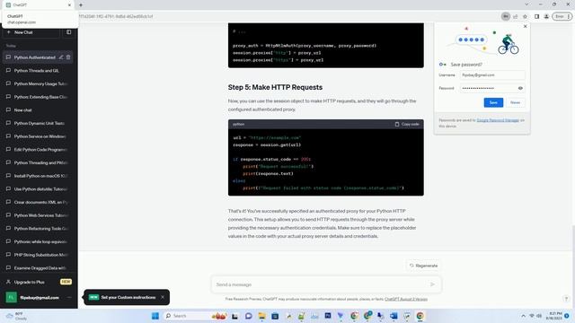 How to specify an authenticated proxy for a python http connection смотреть онлайн