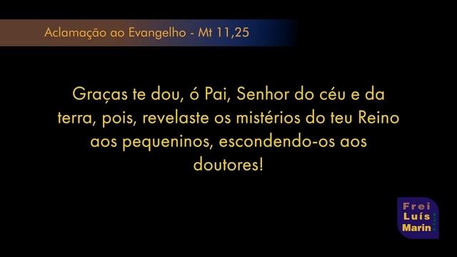 LITURGIA DIÁRIA - TERÇA-FEIRA DA 30ª SEMANA DO TEMPO COMUM - FREI LUÍS MARIN - 31 DE OUTUBRO DE 202 смотреть онлайн
