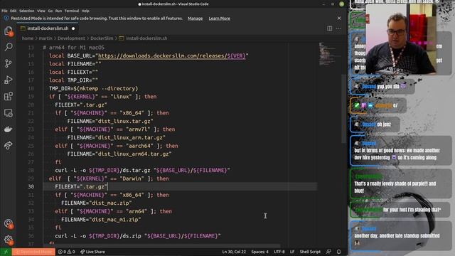 Making a DockerSlim install script with Bash ? - Pt 1 смотреть онлайн