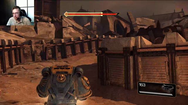 Warhammer 40,000 Space Marine #1 -Начало, когда все делаешь  не правильно)