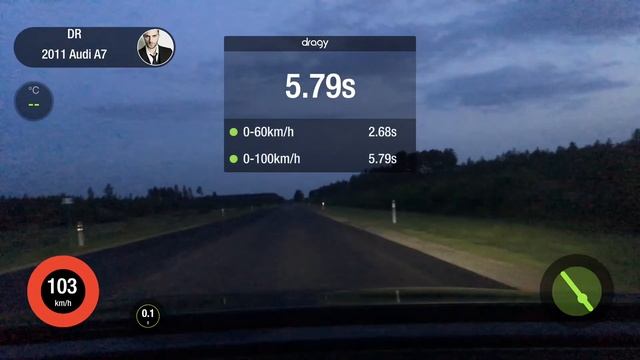 2011 Audi A7 3.0TFSI Stock 0-100kmh смотреть онлайн