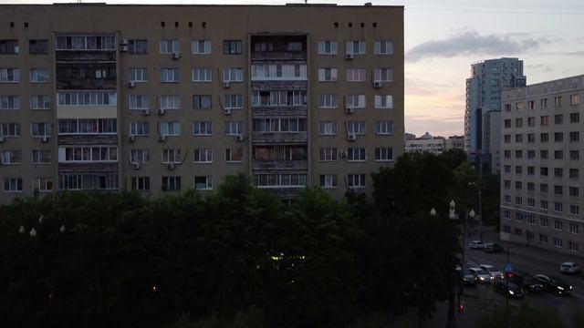 Закат в Хабаровске - Sunset in Khabarovsk / Cinematic video 4K / Drone video смотреть онлайн