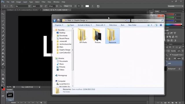 Photoshop CS6 Tutorials: How to use a clipping mask смотреть онлайн