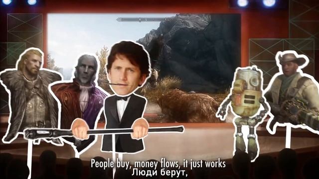 Todd Howard Song - It Just Works (BETHESDA the Musical) ■ ft. Kyle Wright. На русском. смотреть онлайн