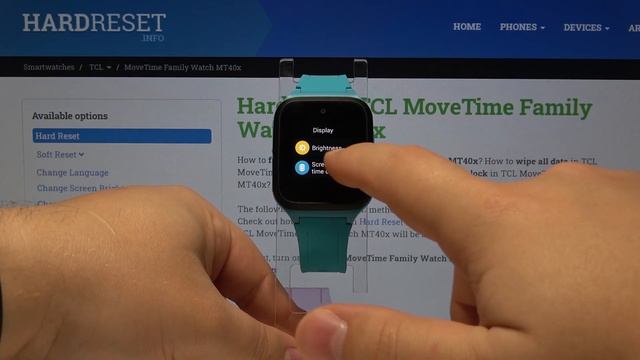 How to Change Screen Timeout in TCL MoveTime Family Watch MT40x - Display Settings смотреть онлайн