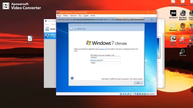 VM VirtualBox'a Windows 7 Nasıl Yüklenir. (how to install windows 7 on virtual machine ) смотреть онлайн