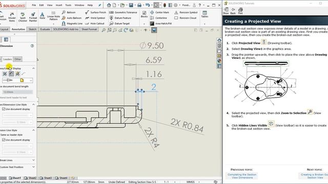 SolidWorks : Advanced Drawings (Creating Drawing Views) : 7.1 смотреть онлайн