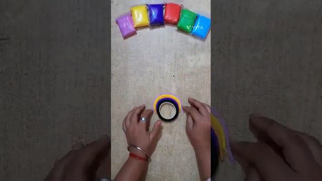 How to make a rainbow 🌈 |clay art|amazing craft | school project |rainbow |5 minutes craft смотреть онлайн