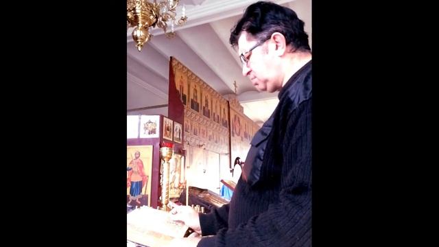 Акафист Гурию Самону и Авиву в Успенской церкви смотреть онлайн