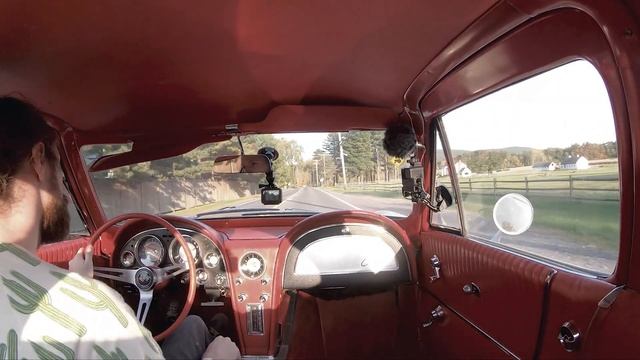 1963 Chevrolet Corvette Split Window - 327 V8 engine - Cold Start and Drive смотреть онлайн