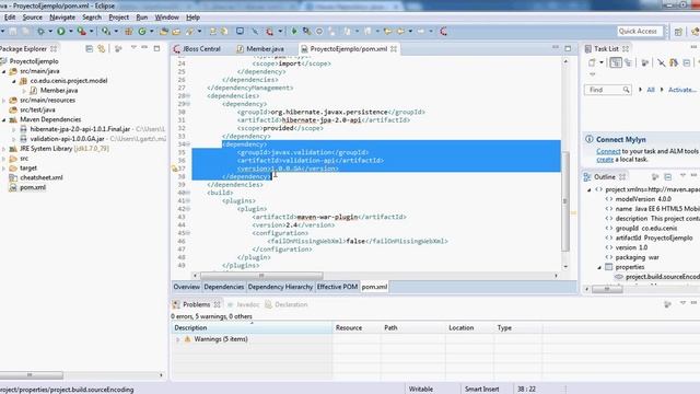 4 resolviendo dependencias maven project смотреть онлайн